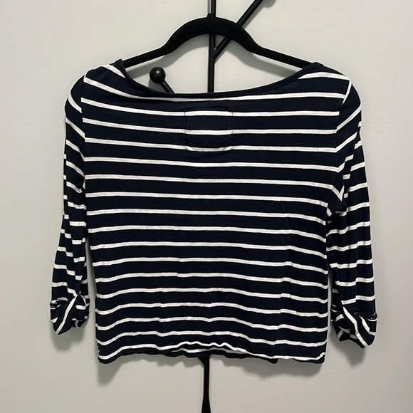 Abercrombie Striped 3/4 Sleeve - Picture 2 of 2